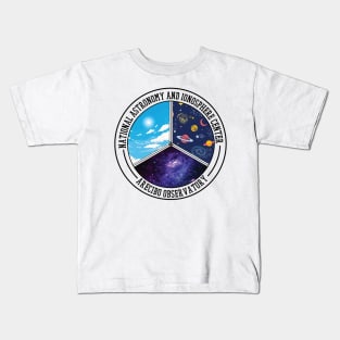 Arecibo Observatory - National Astronomy and Ionosphere Center logo Kids T-Shirt